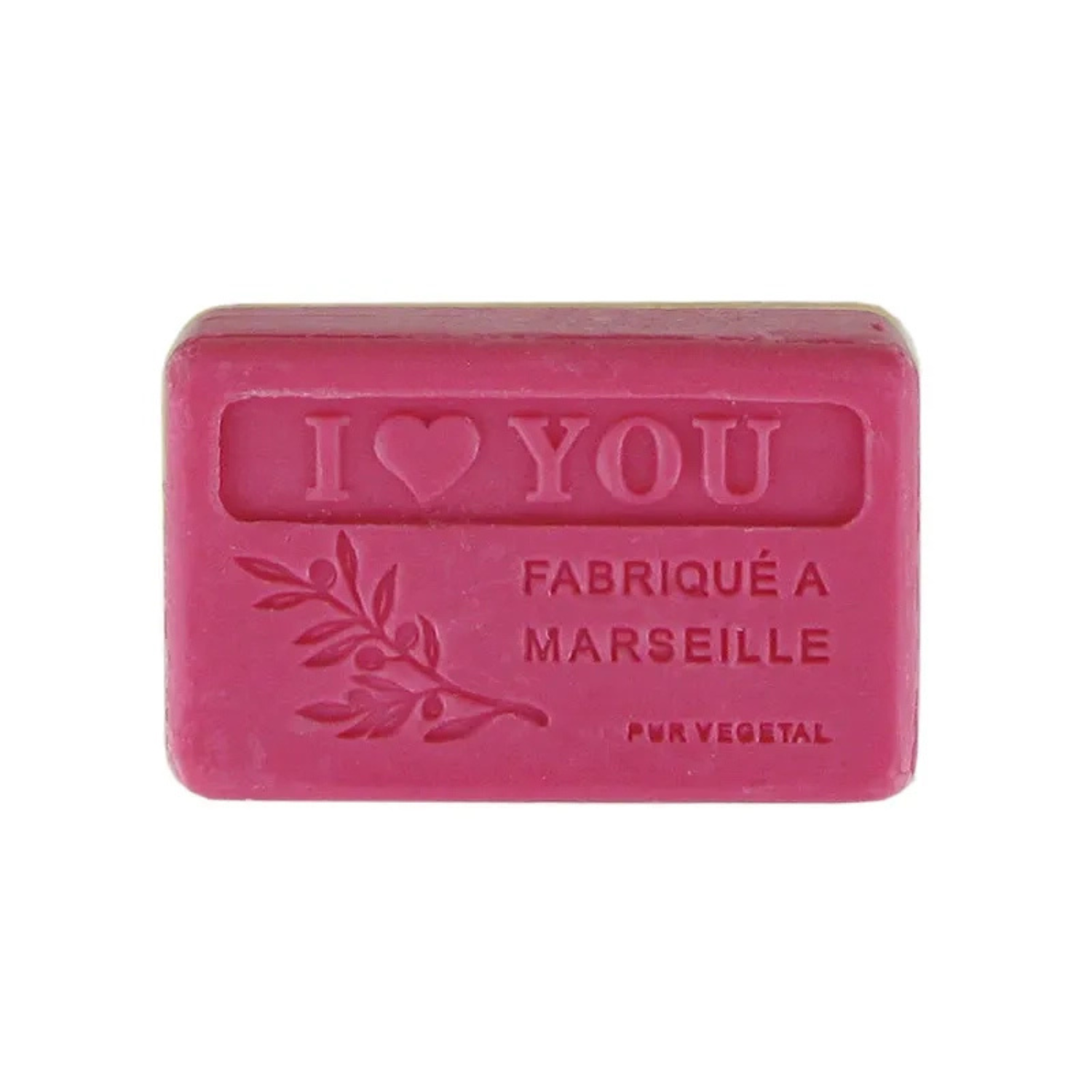 Marseille Soap 125 g – I LOVE YOU Fragrance (Savon de Marseille)