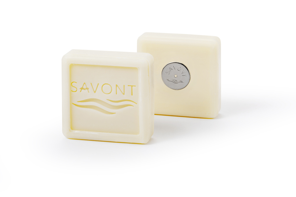 Duschseife Ersatz für "Ready-to-soap" Konzept von SAVONT mit Magnetseifenhalter