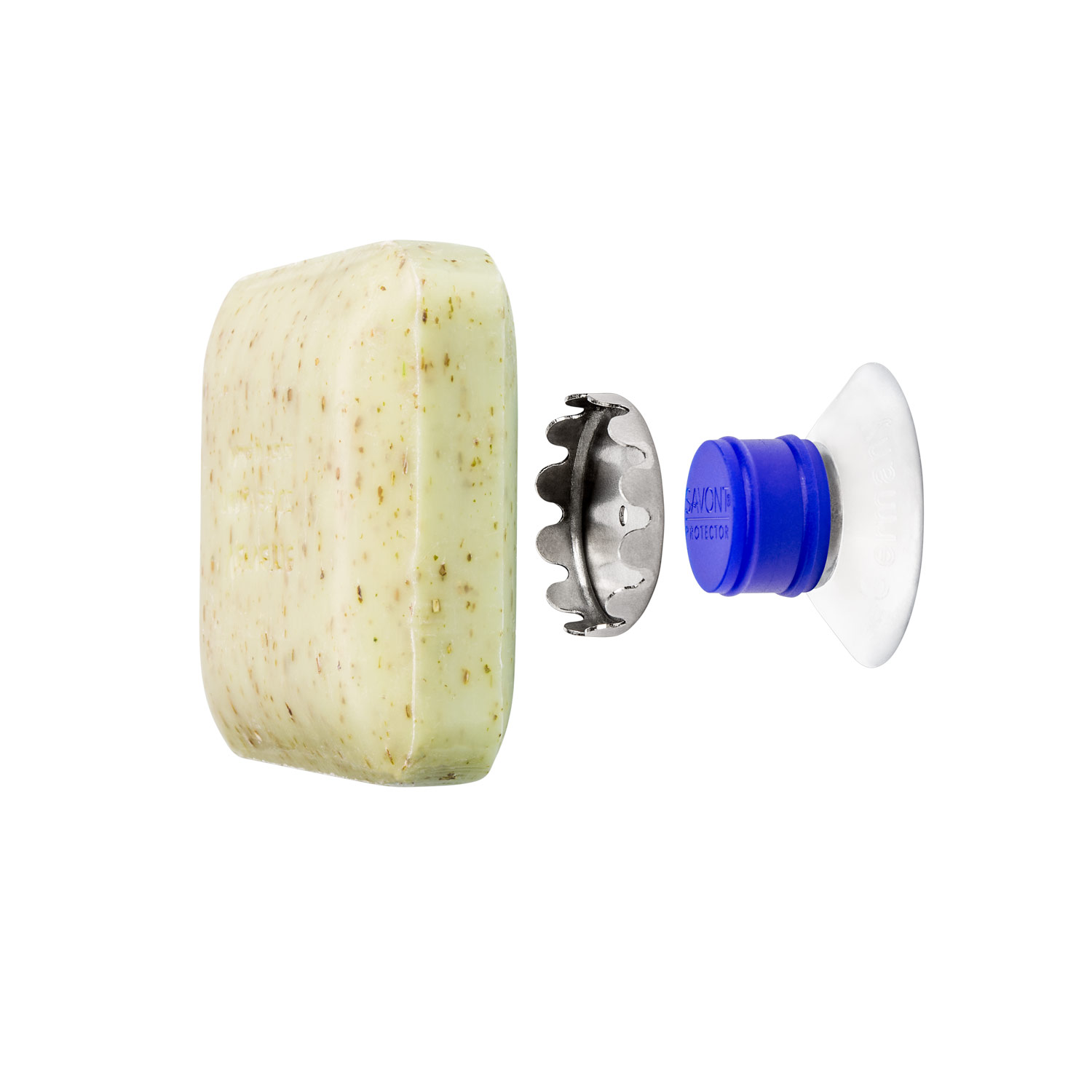 Seifenhalter für feste Seife mit Magnet agiert wie ein Seifenspender für Festseife