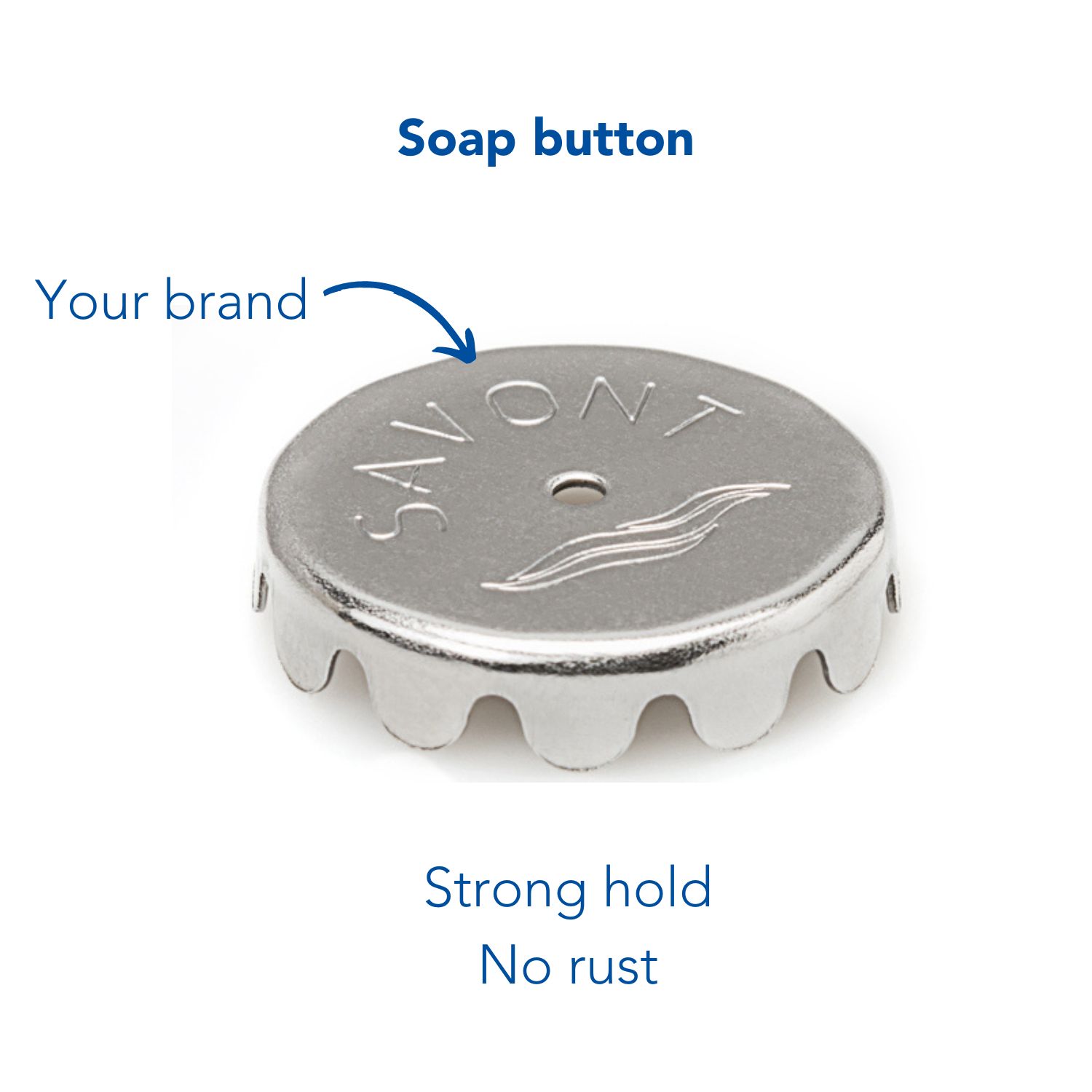Soap cap for magnetic soap holder